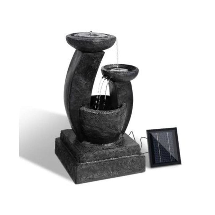 Gardeon 3 Tier Solar Powered Water Fountain With Light