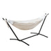 Gardeon Camping Hammock With Stand Cotton Rope Lounge