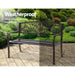 Gardeon Cast Iron Garden Bench - Bronze