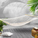 Gardeon Double Swing Hammock Bed Cream