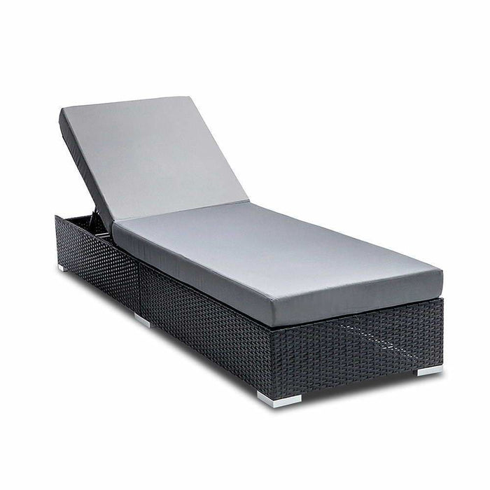 Gardeon Sun Lounge Outdoor Furniture Day Bed Wicker Rattan