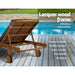 Gardeon Sun Lounge Wicker Lounger Day Bed Wheel Patio