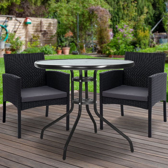 Gardeon Outdoor Bistro Chairs Patio Furniture Dining Chair