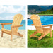 Gardeon Outdoor Chairs Furniture Beach Chair Lounge Wooden