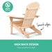 Gardeon Outdoor Chairs Furniture Beach Chair Lounge Wooden