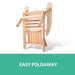 Gardeon Outdoor Chairs Furniture Beach Chair Lounge Wooden