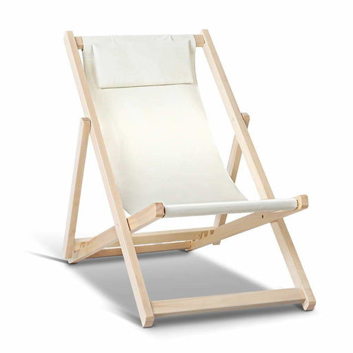 Gardeon Outdoor Chairs Sun Lounge Deck Beach Chair Folding