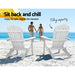 Gardeon Outdoor Furniture Adirondack Chairs Beach Chair