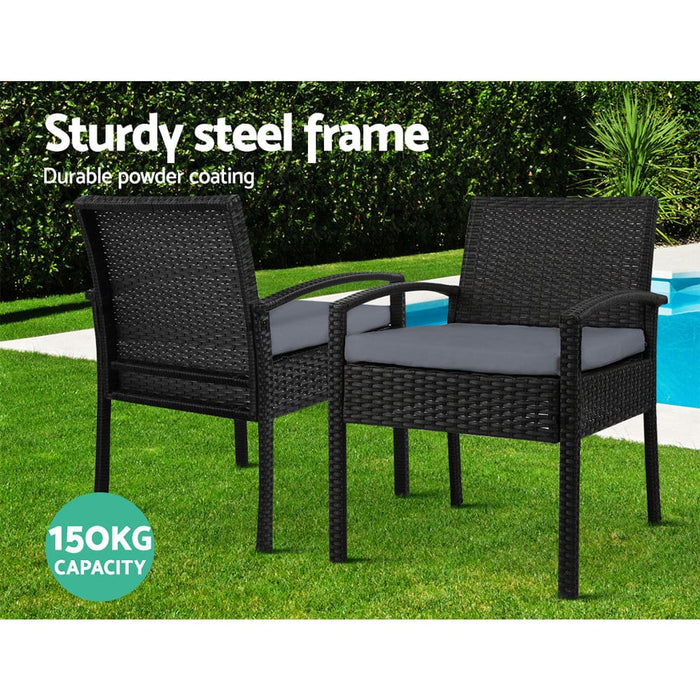 Gardeon Outdoor Furniture Dining Chairs Wicker Garden Patio