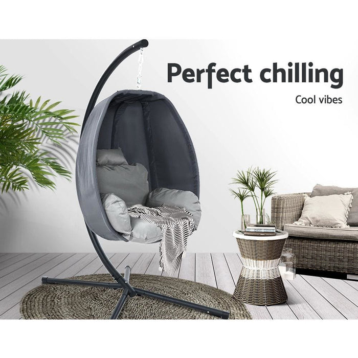 Gardeon Outdoor Furniture Egg Hammock Hanging Swing Chair