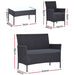 Gardeon Outdoor Furniture Lounge Setting Wicker Patio