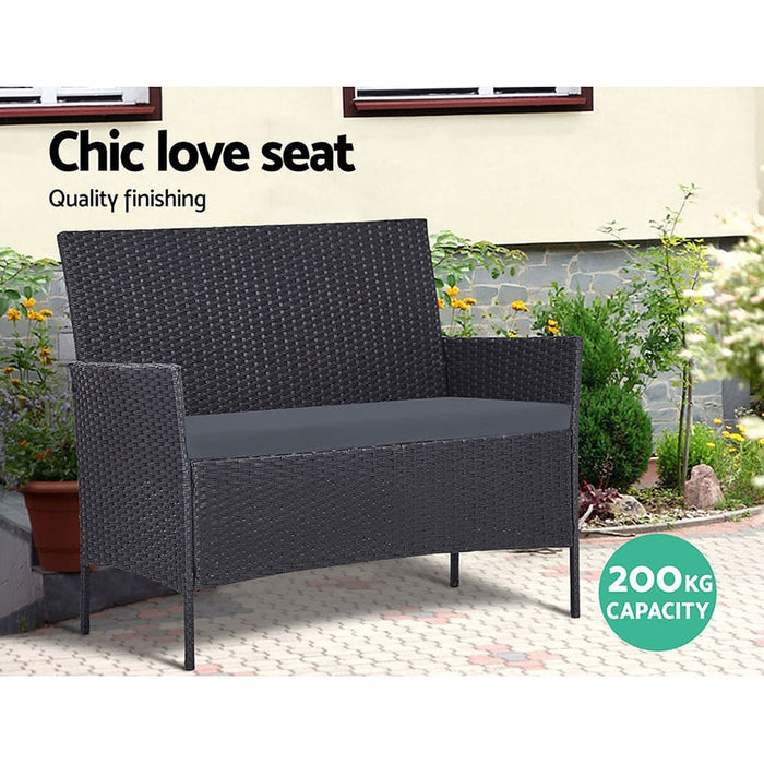 Gardeon Outdoor Furniture Lounge Setting Wicker Patio