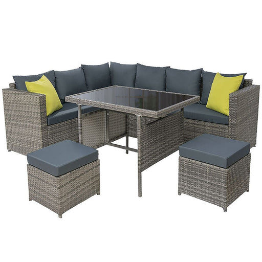 Gardeon Outdoor Furniture Patio Set Dining Sofa Table Chair