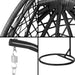 Gardeon Outdoor Hanging Swing Chair - Black