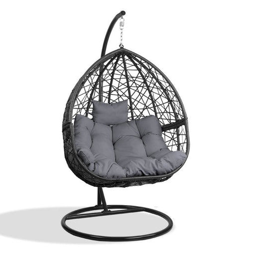 Gardeon Outdoor Hanging Swing Chair - Black