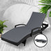 Gardeon Outdoor Sun Lounge - Black