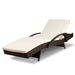 Gardeon Outdoor Sun Lounge - Brown