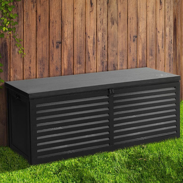 Gardeon Outdoor Storage Box 390l Container Lockable Toy