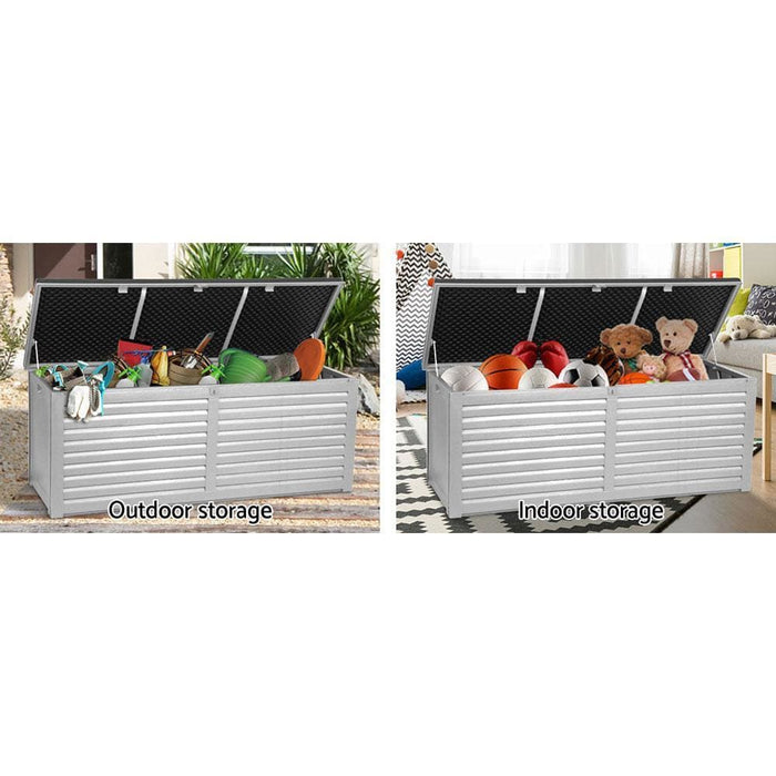 Gardeon Outdoor Storage Box Bench Seat 390l