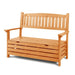 Gardeon Outdoor Storage Bench Box Wooden Garden Chair 2