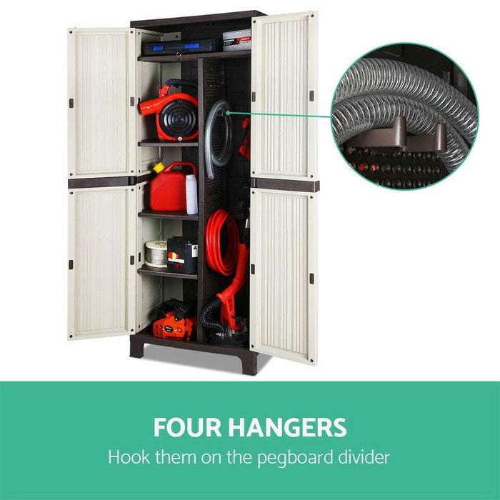 Gardeon Outdoor Storage Cabinet Lockable Cupboard Garage