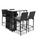 Gardeon Outdoor Bar Set Table Stools Furniture Dining