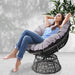 Gardeon Papasan Chair - Black