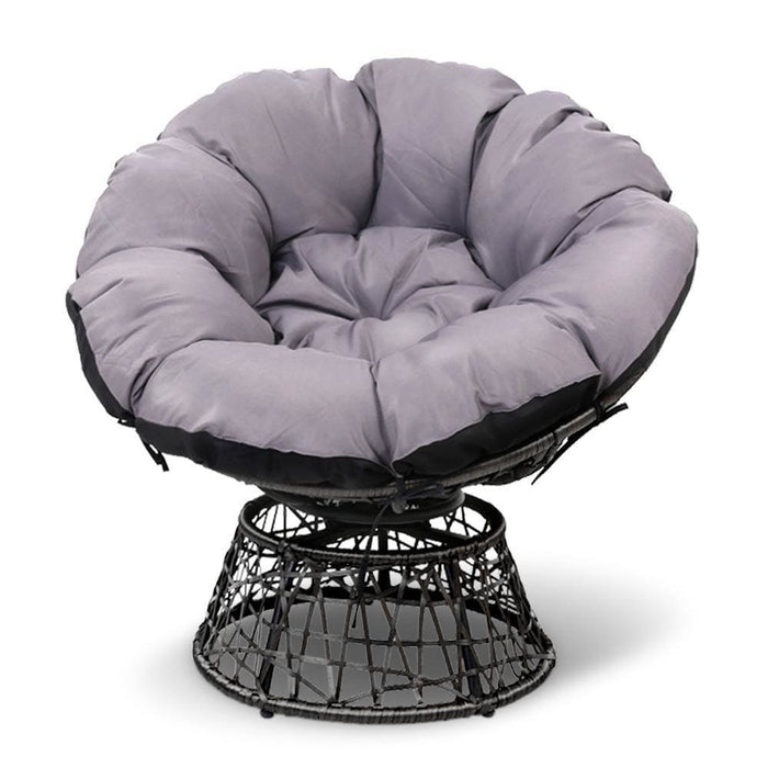 Gardeon Papasan Chair - Black