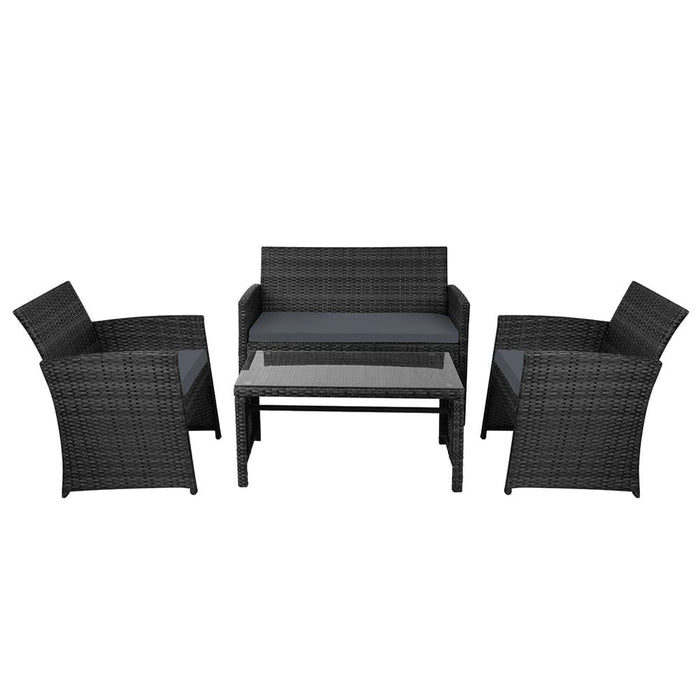 Gardeon Rattan Furniture Outdoor Lounge Setting Wicker