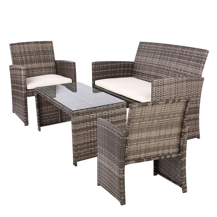 Gardeon Rattan Furniture Outdoor Lounge Setting Wicker