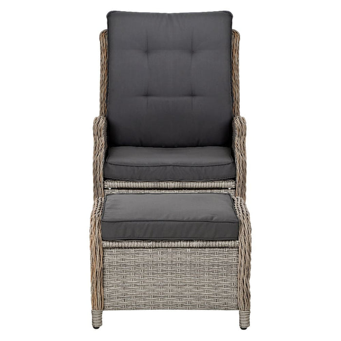 Gardeon Recliner Chair Sun Lounge Outdoor Setting Patio