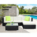 Gardeon 7pc Sofa Set With Storage Cover Outdoor Furniture