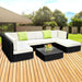 Gardeon 7pc Sofa Set With Storage Cover Outdoor Furniture