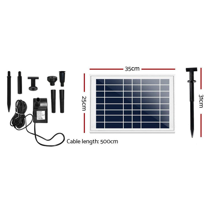 Gardeon Solar Powered Water Pond Pump 60w