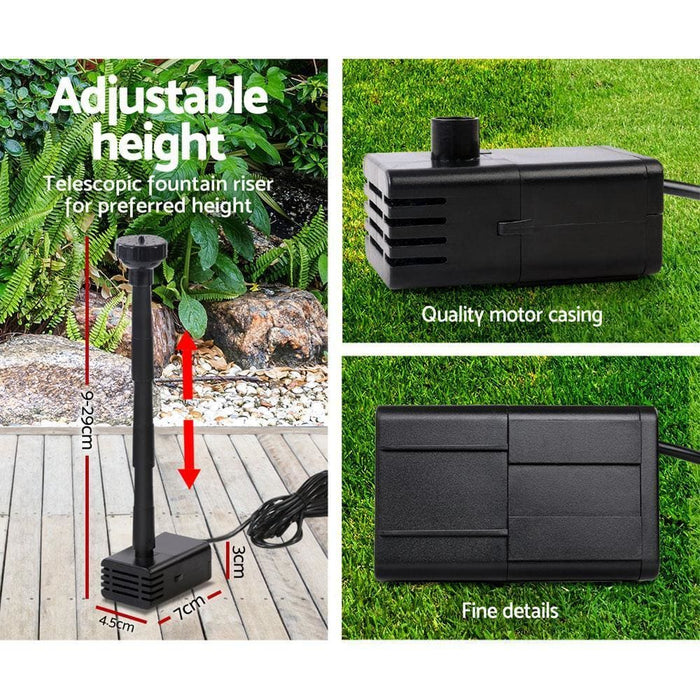 Gardeon 25w Solar Powered Water Pond Pump Outdoor