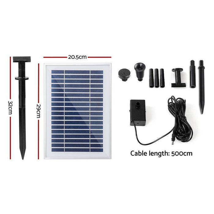 Gardeon 25w Solar Powered Water Pond Pump Outdoor