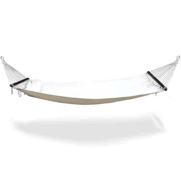 Gardeon Swing Double Hammock Bed Cream