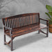 Gardeon Wooden Garden Bench Chair Natural Outdoor Furniture