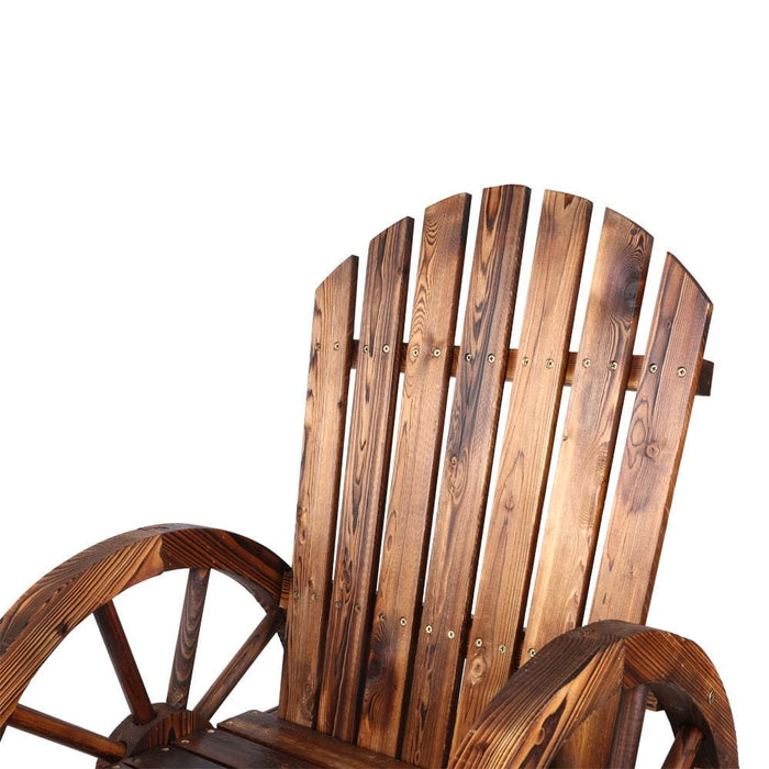 Gardeon Wooden Wagon Chair Outdoor