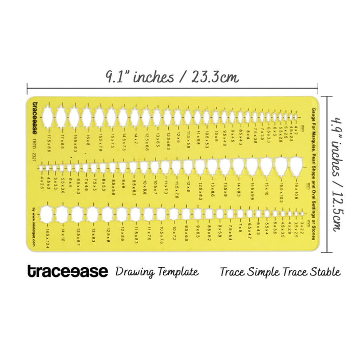 Gauge for Marquise Pearl Shape and Oval Settings Stones