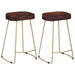 Gavin Bar Stools 2 Pcs Solid Mango Wood Xainta