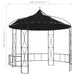 Gazebo 300x290 Cm Anthracite Round Tobbto