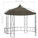 Gazebo 300x290 Cm Taupe Round Topxxi