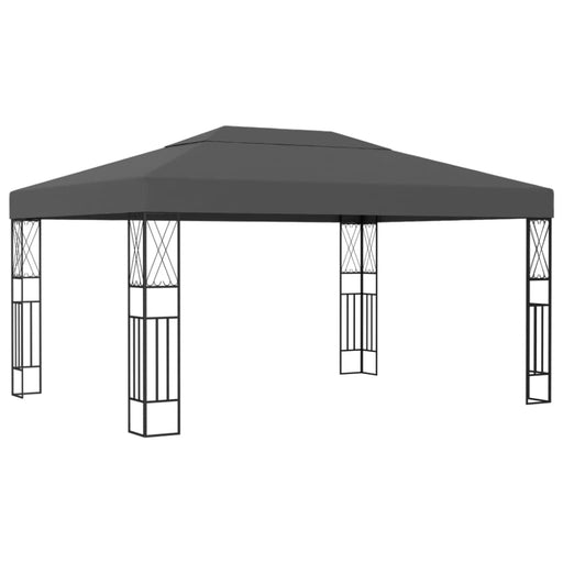 Gazebo 3x4 m Anthracite Fabric Anbbn