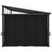 Gazebo With Curtain 405x294x244 Cm Anthracite Anpkk