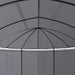 Gazebo With Curtains 520x349x255 Cm Anthracite Anbtp