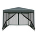 Gazebo Pop Up Marquee 3x3 Wedding Side Mesh Wall Outdoor