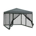 Gazebo Pop Up Marquee 3x3 Wedding Side Mesh Wall Outdoor