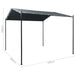 Gazebo Pavilion Tent Canopy 3x3 m Steel Anthracite Aiklt