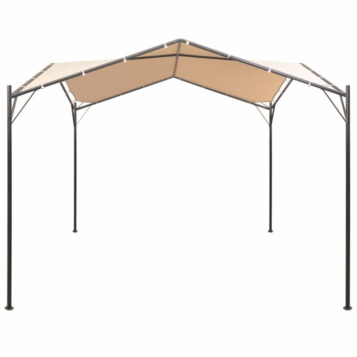 Gazebo Pavilion Tent Canopy 4x4 m Steel Beige Atoli